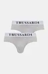 Trussardi  slipy pánske bavlnené s elastanom 2-pak