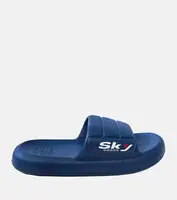 Gemre Navy blue men's rubber flip-flops Torwald