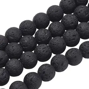 Natural Lava Rock Beads Strands