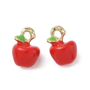 Rack Plating Alloy Enamel Pendants