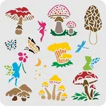 Plastic Reusable Drawing Painting Stencils Templates