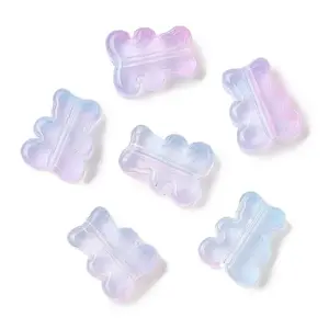 Transparent Spray Paint Glass Beads