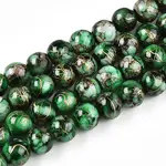 Baking Paint Glass Beads Strands