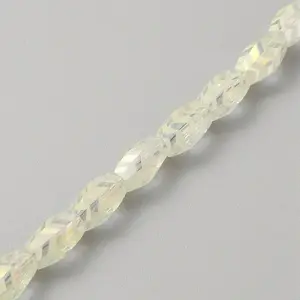Transparent Electroplate Glass Beads