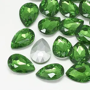 Pointed Back Glass Rhinestone Cabochons
