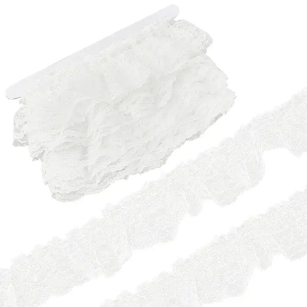 10M Polyester Ruffled Trimming