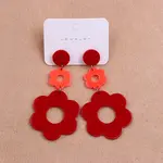 304 Stainless Steel Dangle Stud Earrings