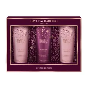 Baylis & Harding Sada krémů na ruce Wild Cherry 3x50 ml