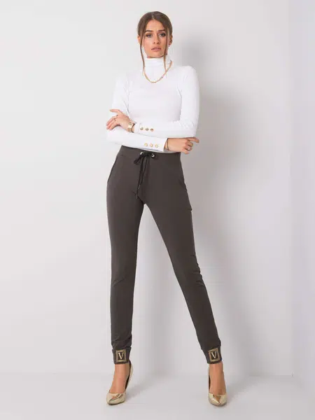 Sweatpants-RV-DR-5980.12-dark khaki