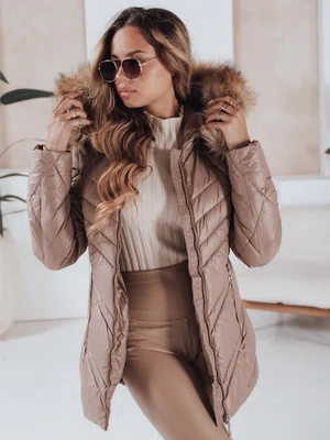 Dámská zimní bunda SOLARIS Barva Cappuccino DSTREET