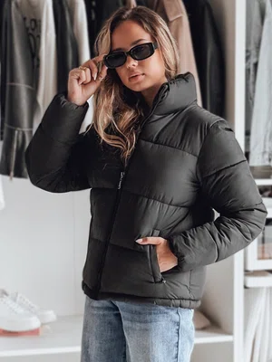 Dámská prošívaná bunda LAROSE Barva černá DSTREET