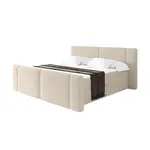 ALTDECOR POSTEL boxspring s matrací H3 - EVON Zanozek - 200x200 cm Tmavě béžová