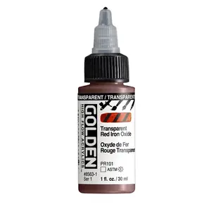 Akryl Golden High Flow 30ml – 8563 Transparent Red Iron Oxide