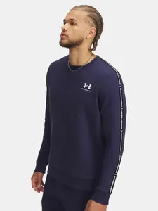 Pánská mikina Under Armour UA Icon Fleece Crew Taping - Pánské