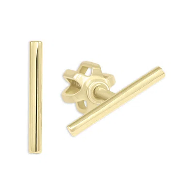 Soliter Minimalistické zlaté náušnice Tyčinky 231 001 00672 0000000