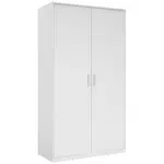 Xora ŠATNÍ SKŘÍŇ S OTOČNÝMI DVEŘMI, bílá, 106/194/54 cm