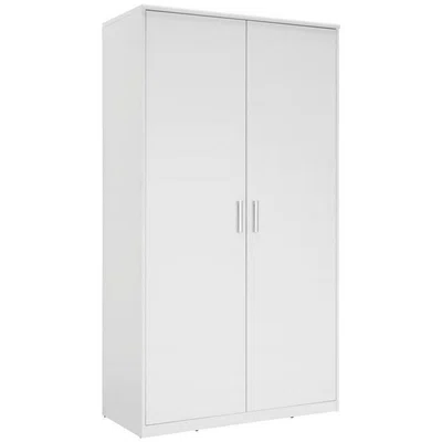 Xora ŠATNÍ SKŘÍŇ S OTOČNÝMI DVEŘMI, bílá, 106/194/54 cm