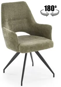 HALMAR Konferenční křeslo K542 olivová zelená