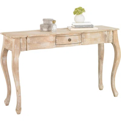 Ambia Home KONZOLA, mangové dřevo, bílá, 130/40/80 cm