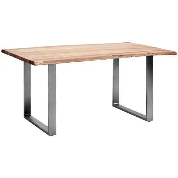 MID.YOU JÍDELNÍ STŮL, akácie, přírodní barvy, 140/90/76 cm