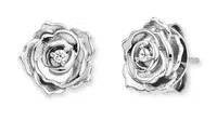 Engelsrufer Něžné stříbrné náušnice Růže ERE-ROSE-ZI-ST
