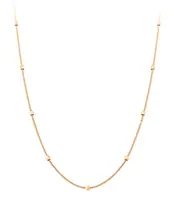 Troli Růžově pozlacený kuličkový náhrdelník