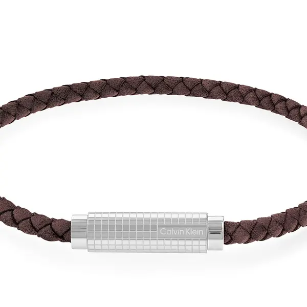 Calvin Klein Elegantní kožený náramek pro muže 35000583