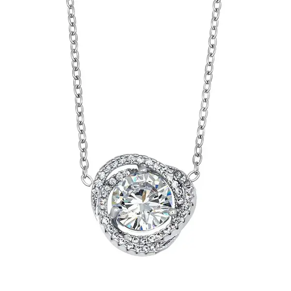 CRYSTalp Elegantní dámský náhrdelník s krystaly Ray 32334.R