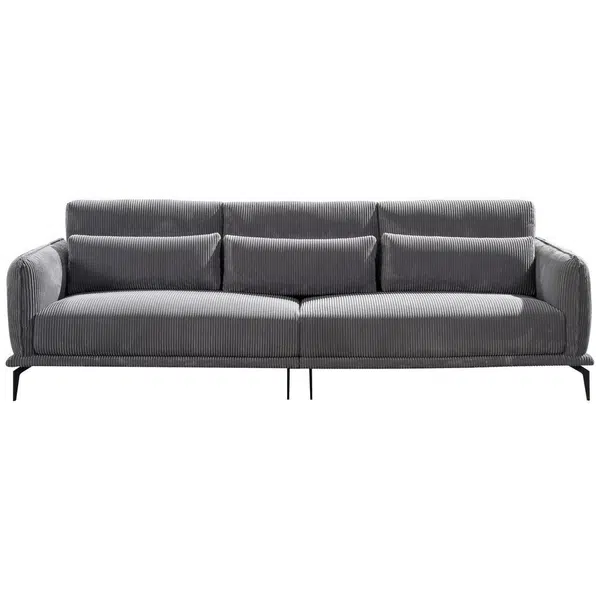 Livetastic TŘÍMÍSTNÁ POHOVKA, textil, šedá