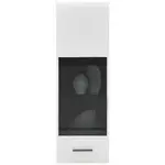 Hom`in ZÁVĚSNÁ VITRÍNA, antracitová, bílá, 40/122/35 cm