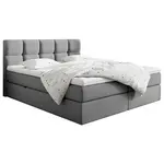 Livetastic AMERICKÁ POSTEL, 200/220 cm, tmavě šedá