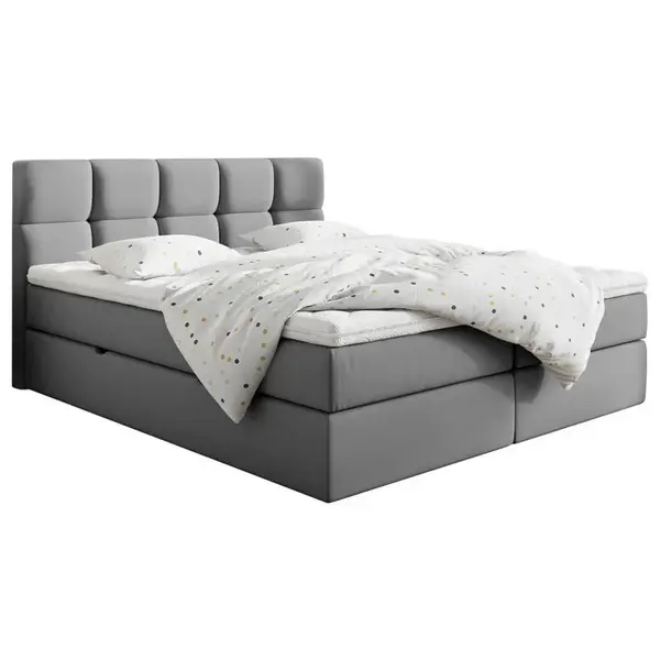 Livetastic AMERICKÁ POSTEL, 200/220 cm, tmavě šedá