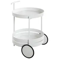 SERVÍROVACÍ VOZÍK, bílá, 42/42/61 cm