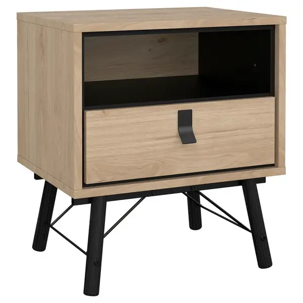 MID.YOU NOČNÍ STOLEK, barvy dubu, 53,3/59,6/40,1 cm