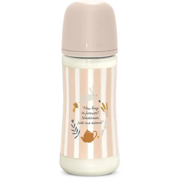 Suavinex Wonderland SX Pro Physiological Anti-Colic dojčenská fľaša L Dense Flow 6 m+ Pink 360 ml