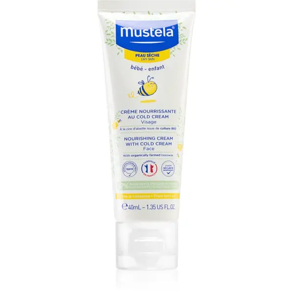 Mustela Bébé Dry Skin výživný krém pre suchú pleť pre deti od narodenia 40 ml