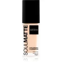 Gabriella Salvete SoulMatte Hyaluronic Foundation dlhotrvajúci make-up s matným efektom odtieň 02W Ivory Warm 30 ml