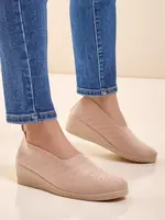 Resti Women's moccasins on a low wedge Epoles