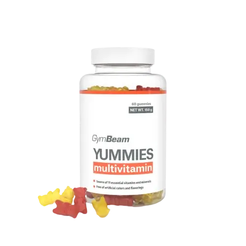GYMBEAM Yummies Multivitamin 150 g, gumené medvedíky 60 ks