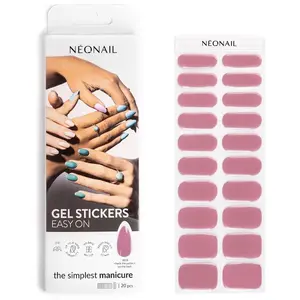 NEONAIL Easy On Gel Stickers nálepky na nechty s použitím UV/LED lampy odtieň M08 20 ks