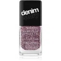 Gabriella Salvete Longlasting Enamel Denim Story dlhotrvajúci lak na nechty odtieň 01 Glitter Jeans 11 ml