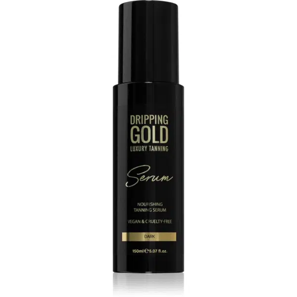 Dripping Gold Luxury Tanning Serum samoopaľovací prípravok na telo a tvár odtieň Dark 150 ml