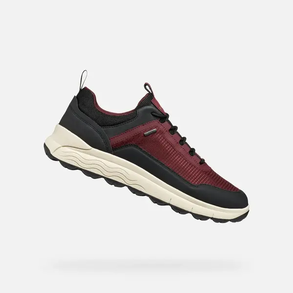 Burgundy men's sneakers Geox Spherica 4X4 ABX - Men's