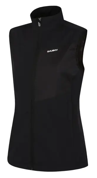 Husky  Salien L black, M Dámska softshell vesta