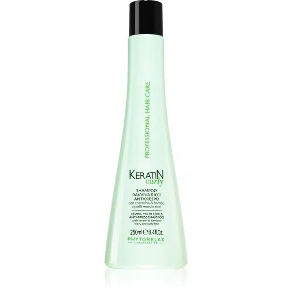 Phytorelax Laboratories Keratin Curly šampón pre kučeravé a vlnité vlasy proti krepateniu 250 ml