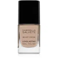 Gabriella Salvete Longlasting Enamel dlhotrvajúci lak na nechty s vysokým leskom odtieň 66 Hot Cocoa 11 ml