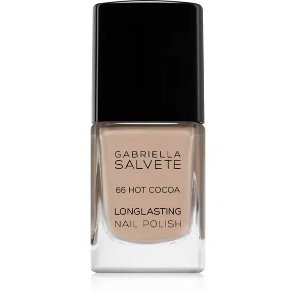 Gabriella Salvete Longlasting Enamel dlhotrvajúci lak na nechty s vysokým leskom odtieň 66 Hot Cocoa 11 ml