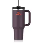 Stanley Quencher H2.O FlowState™ Tumbler tumbler z nehrdzavejúcej ocele s rúrkou veľký Plum 1180 ml
