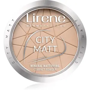 Lirene City Matt zmatňujúci púder odtieň 03 Beige 9 g