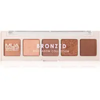 MUA Makeup Academy Eyeshadow Collection 5 Shade Palette paletka očných tieňov odtieň Bronzed 3.8 g